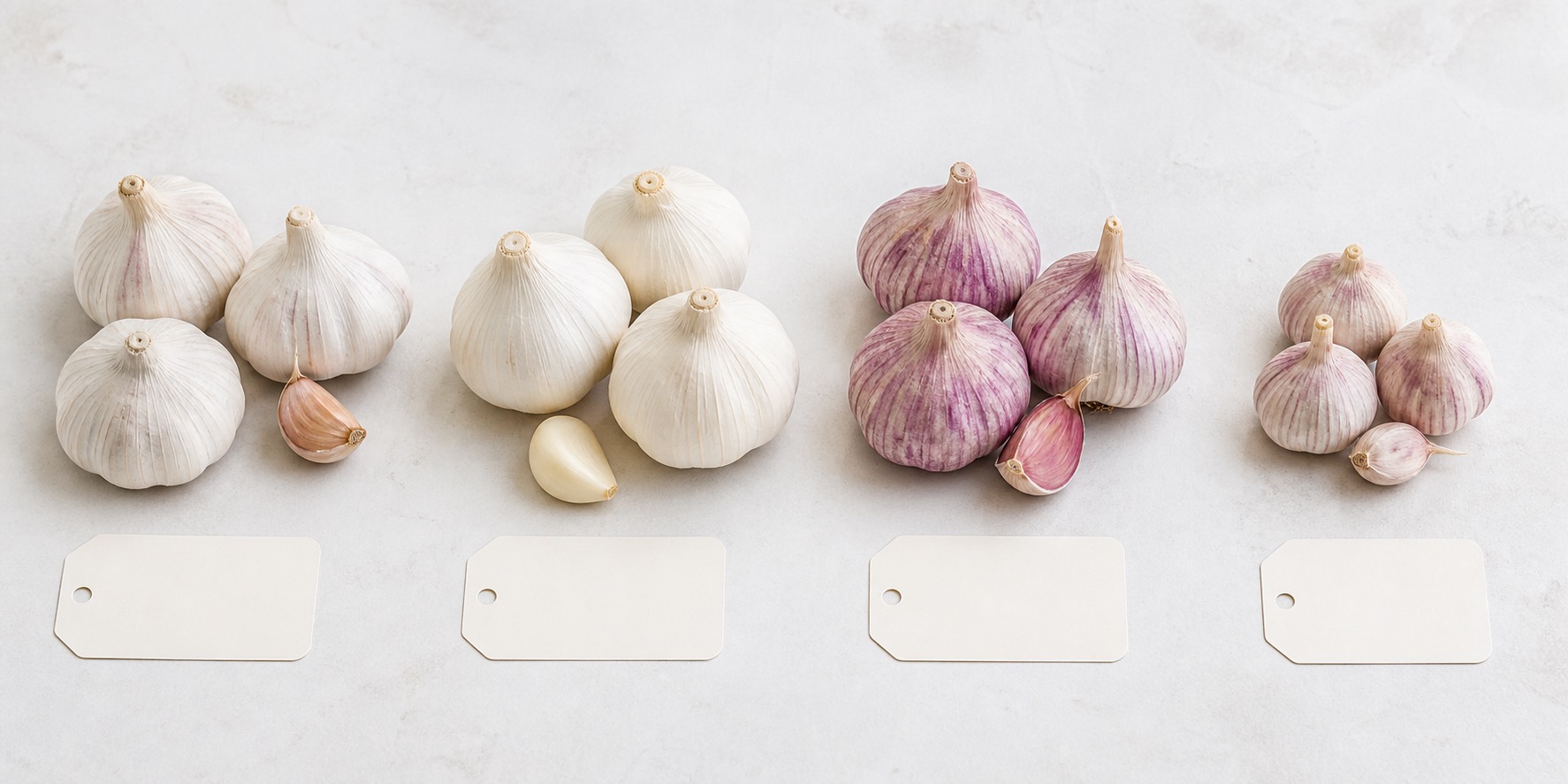 Garlic variety comparison