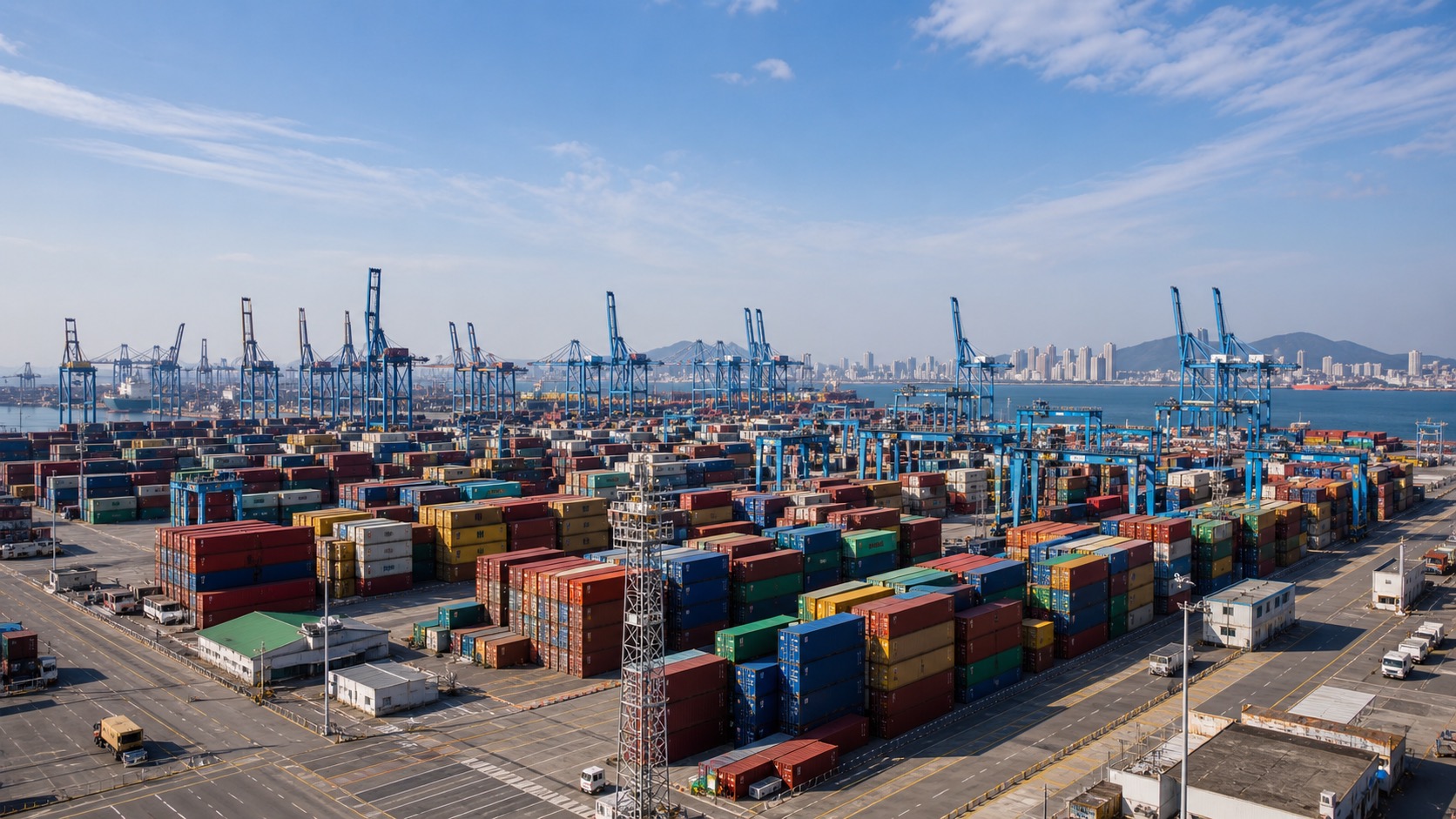 Qingdao port terminal